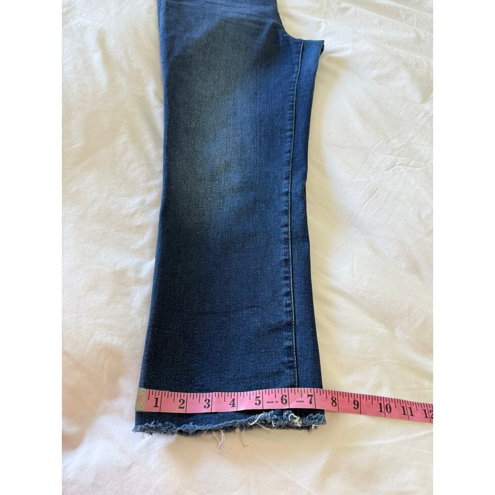 Good American | SZ 14-18 | Blue Straight Cropped High Rise Jeans | GCLBAF478T - Picture 9 of 9